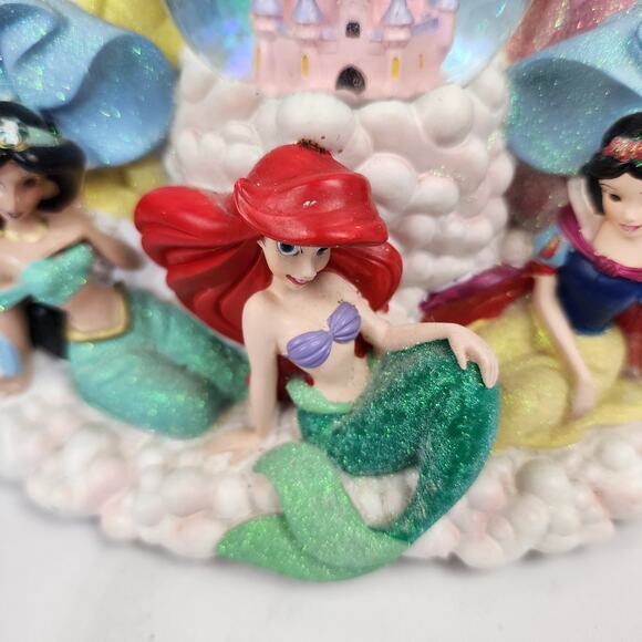 Disney Parks 6 Princesses "Once Upon A Dream" Musical Snow Globe 5.5X6" In Box - Picture 7 of 16